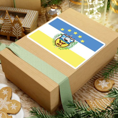 Bandera de la Provincia de Colon-Panama (Panama) STICKER Vinyl Kiss-Cut Decal - The Sticker Space