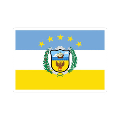 Bandera de la Provincia de Colon (Panama) STICKER Vinyl Kiss-Cut Decal 3 Inch White - The Sticker Space
