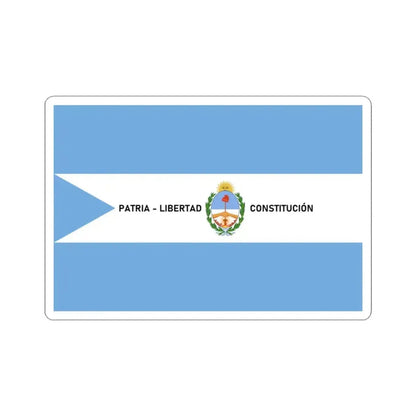 Bandera de la Provincia de Corrientes (Argentina) STICKER Vinyl Kiss-Cut Decal 3 Inch White - The Sticker Space