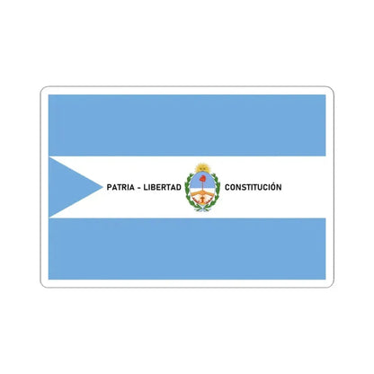 Bandera de la Provincia de Corrientes (Argentina) STICKER Vinyl Kiss-Cut Decal 4 Inch White - The Sticker Space