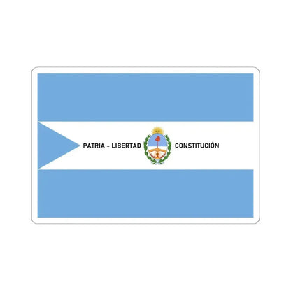 Bandera de la Provincia de Corrientes (Argentina) STICKER Vinyl Kiss-Cut Decal 6 Inch White - The Sticker Space