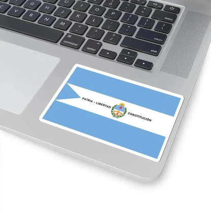 Bandera de la Provincia de Corrientes (Argentina) STICKER Vinyl Kiss-Cut Decal - The Sticker Space