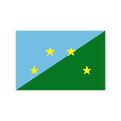 Bandera de la Provincia de Darien (Panama) STICKER Vinyl Kiss-Cut Decal 6 Inch White - The Sticker Space