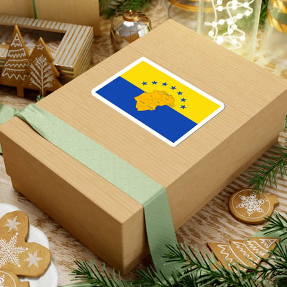 Bandera de la Provincia de Herrera (Panama) STICKER Vinyl Kiss-Cut Decal - The Sticker Space