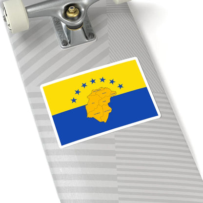 Bandera de la Provincia de Herrera (Panama) STICKER Vinyl Kiss-Cut Decal - The Sticker Space