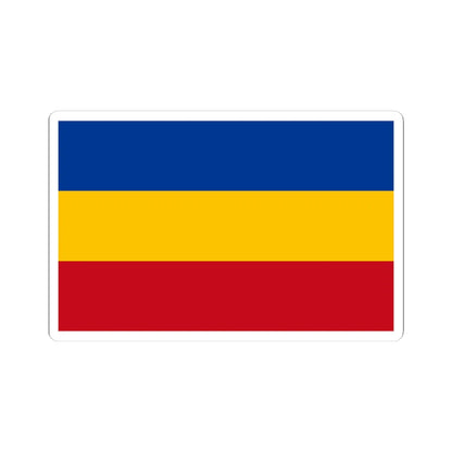 Bandera de la Provincia de Los Santos (Panama) STICKER Vinyl Kiss-Cut Decal 3 Inch White - The Sticker Space