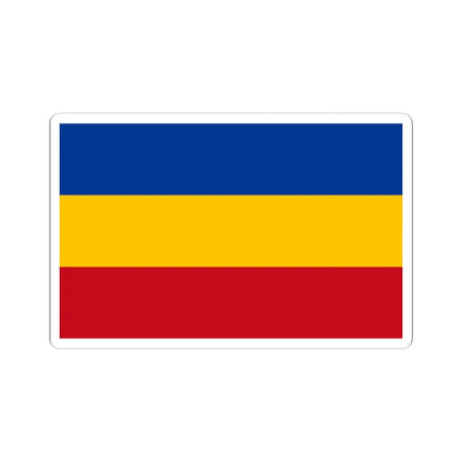 Bandera de la Provincia de Los Santos (Panama) STICKER Vinyl Kiss-Cut Decal 4 Inch White - The Sticker Space