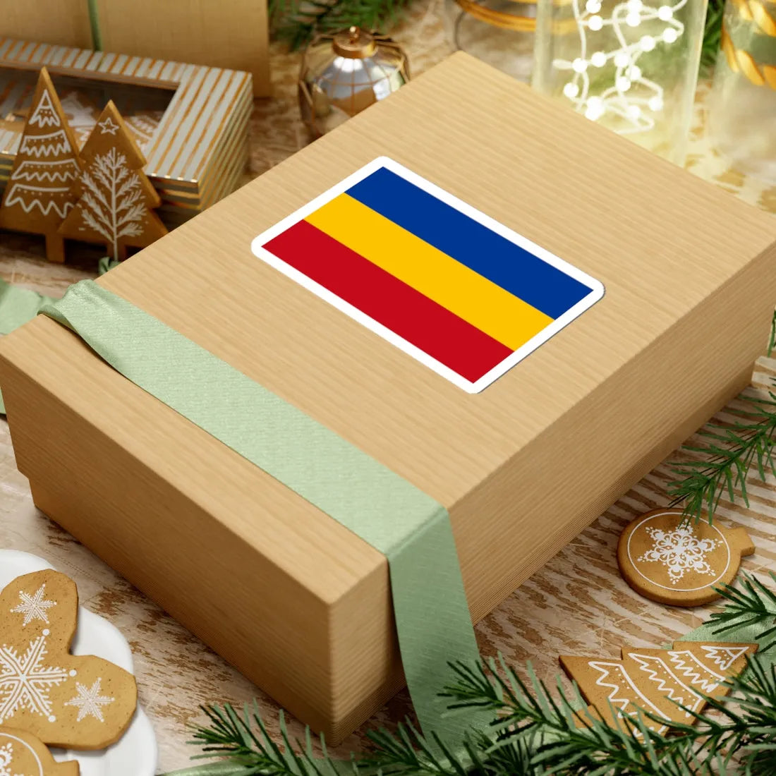 Bandera de la Provincia de Los Santos (Panama) STICKER Vinyl Kiss-Cut Decal - The Sticker Space