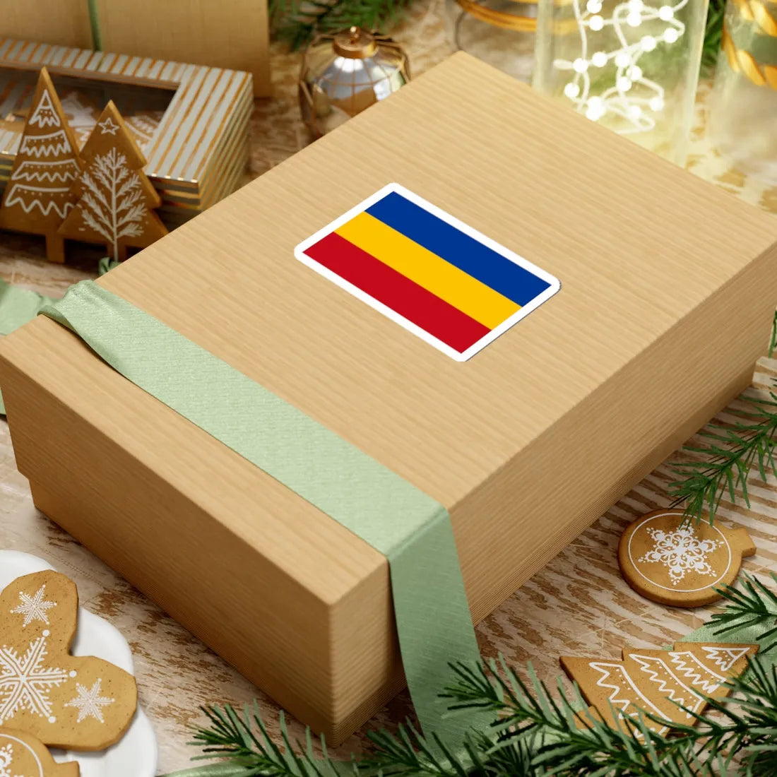 Bandera de la Provincia de Los Santos (Panama) STICKER Vinyl Kiss-Cut Decal - The Sticker Space