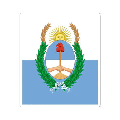 Bandera de la Provincia de Mendoza (Argentina) STICKER Vinyl Kiss-Cut Decal 3 Inch White - The Sticker Space