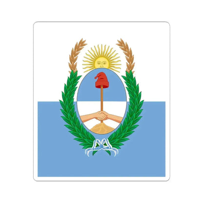 Bandera de la Provincia de Mendoza (Argentina) STICKER Vinyl Kiss-Cut Decal 6 Inch White - The Sticker Space