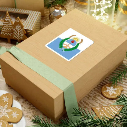 Bandera de la Provincia de Mendoza (Argentina) STICKER Vinyl Kiss-Cut Decal - The Sticker Space