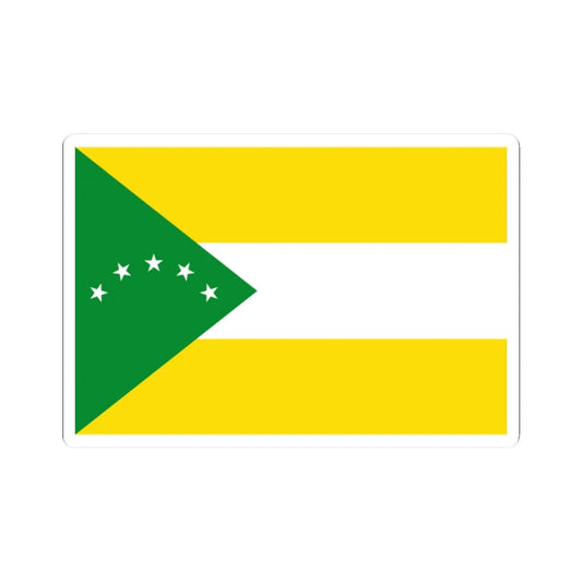 Bandera de la Provincia de Panama Oeste (Panama) STICKER Vinyl Kiss-Cut Decal 2 Inch White - The Sticker Space