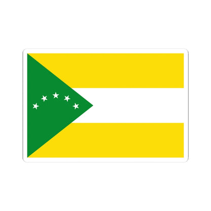 Bandera de la Provincia de Panama Oeste (Panama) STICKER Vinyl Kiss-Cut Decal 3 Inch White - The Sticker Space