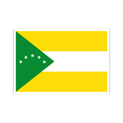 Bandera de la Provincia de Panama Oeste (Panama) STICKER Vinyl Kiss-Cut Decal 4 Inch White - The Sticker Space