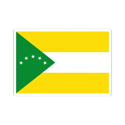 Bandera de la Provincia de Panama Oeste (Panama) STICKER Vinyl Kiss-Cut Decal 6 Inch White - The Sticker Space