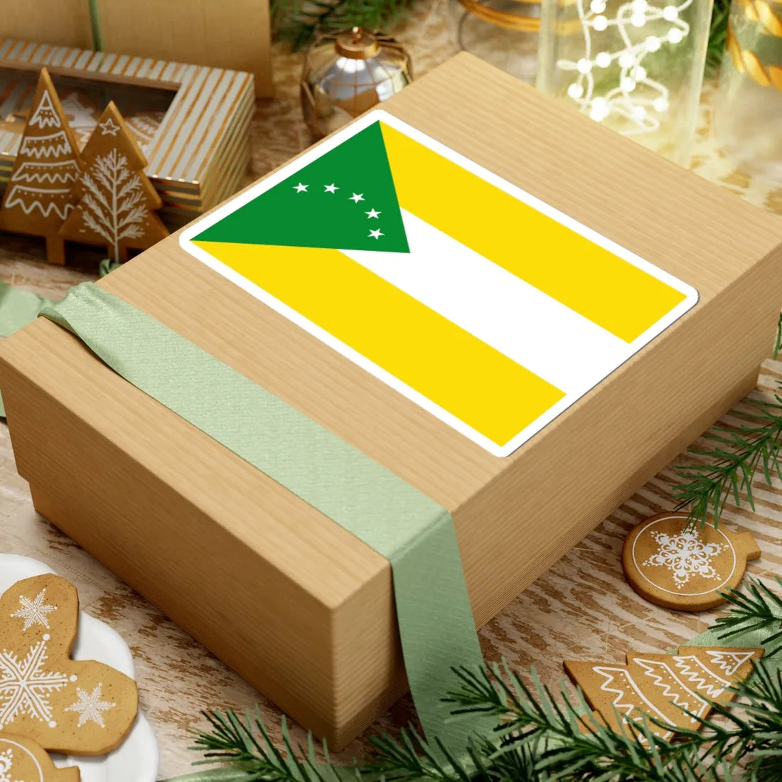 Bandera de la Provincia de Panama Oeste (Panama) STICKER Vinyl Kiss-Cut Decal - The Sticker Space