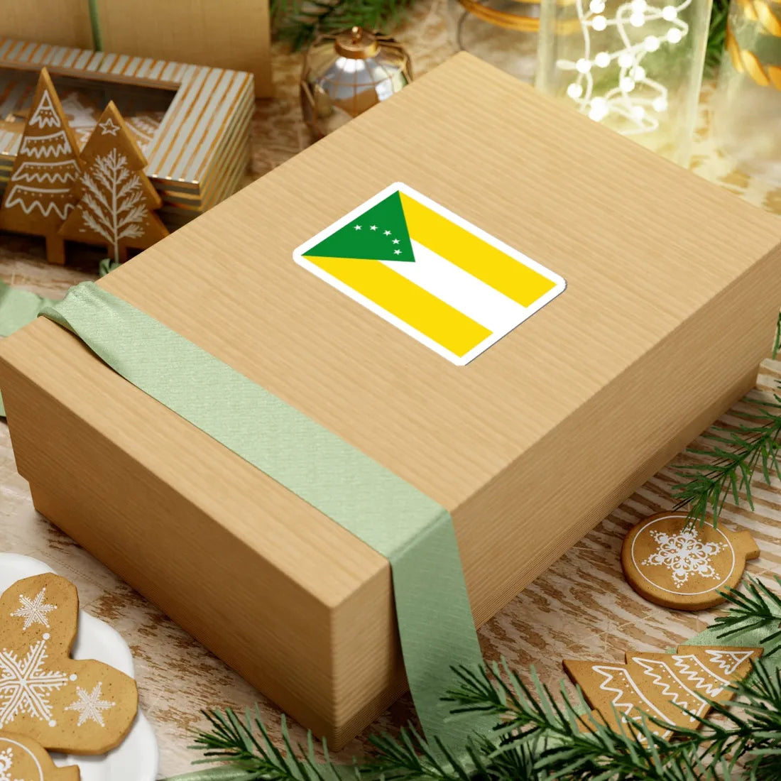 Bandera de la Provincia de Panama Oeste (Panama) STICKER Vinyl Kiss-Cut Decal - The Sticker Space