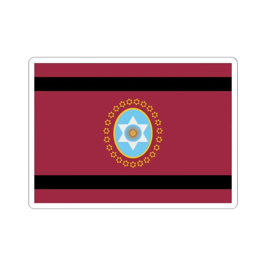 Bandera de la Provincia de Salta (Argentina) STICKER Vinyl Kiss-Cut Decal 6 Inch White - The Sticker Space