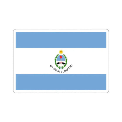 Bandera de la Provincia de San Juan (Argentina) STICKER Vinyl Kiss-Cut Decal 4 Inch White - The Sticker Space