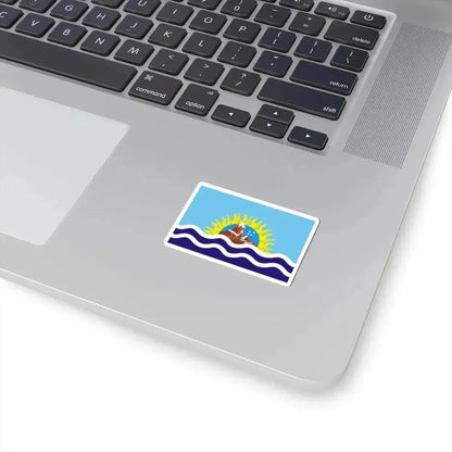 Bandera de la Provincia de Santa Cruz (Argentina) STICKER Vinyl Kiss-Cut Decal - The Sticker Space