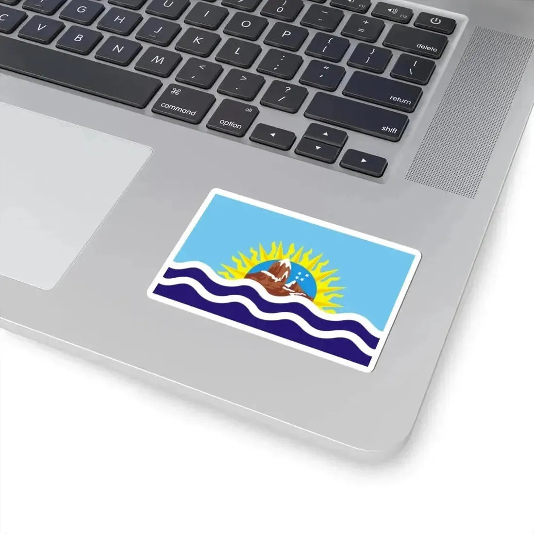 Bandera de la Provincia de Santa Cruz (Argentina) STICKER Vinyl Kiss-Cut Decal - The Sticker Space