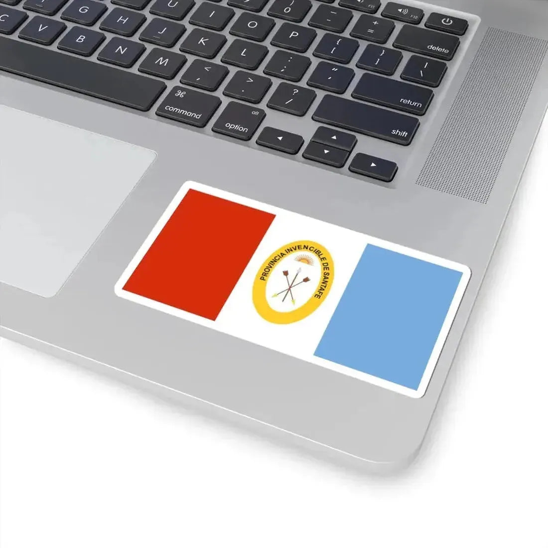 Bandera de la Provincia de Santa Fe (Argentina) STICKER Vinyl Kiss-Cut Decal - The Sticker Space
