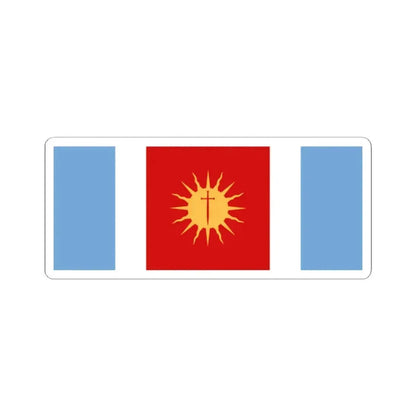 Bandera de la Provincia de Santiago del Estero (Argentina) STICKER Vinyl Kiss-Cut Decal 2 Inch White - The Sticker Space