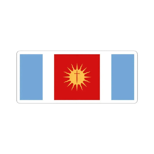 Bandera de la Provincia de Santiago del Estero (Argentina) STICKER Vinyl Kiss-Cut Decal 2 Inch White - The Sticker Space