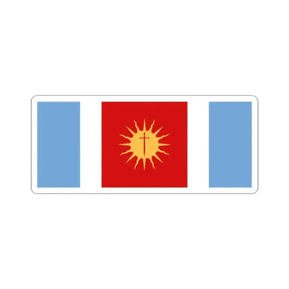 Bandera de la Provincia de Santiago del Estero (Argentina) STICKER Vinyl Kiss-Cut Decal 3 Inch White - The Sticker Space
