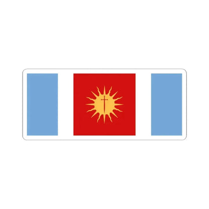 Bandera de la Provincia de Santiago del Estero (Argentina) STICKER Vinyl Kiss-Cut Decal 6 Inch White - The Sticker Space