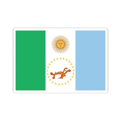 Bandera de la Provincia del Chaco (Argentina) STICKER Vinyl Kiss-Cut Decal 2 Inch White - The Sticker Space