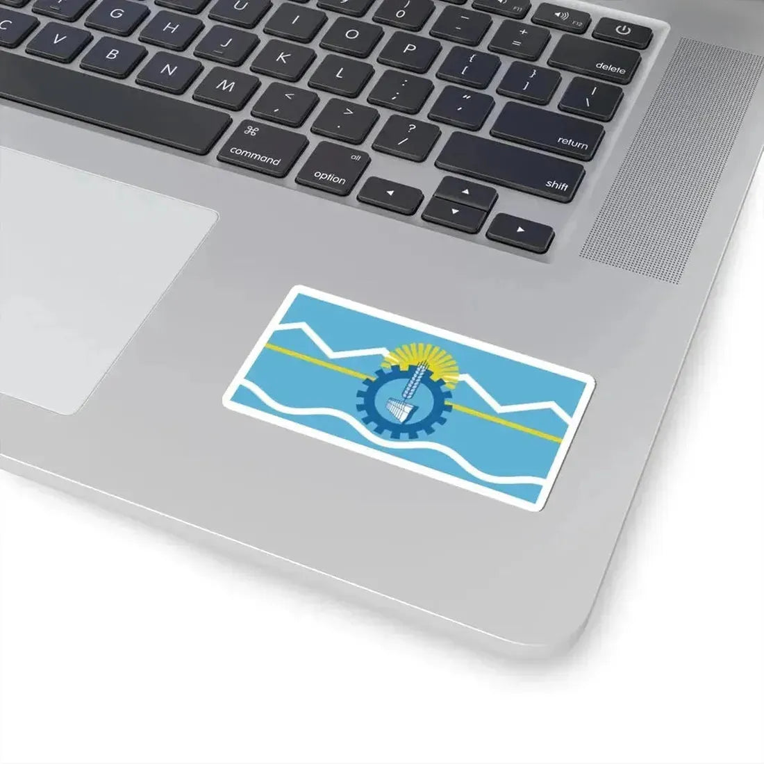 Bandera de la Provincia del Chubut (Argentina) STICKER Vinyl Kiss-Cut Decal - The Sticker Space