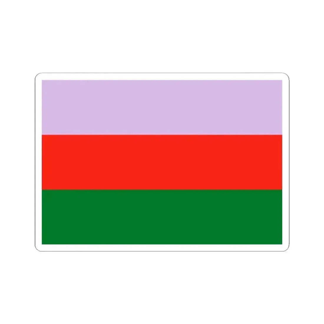 Bandera de la provincia Vaca Diez (Bolivia) STICKER Vinyl Kiss-Cut Decal 2 Inch White - The Sticker Space