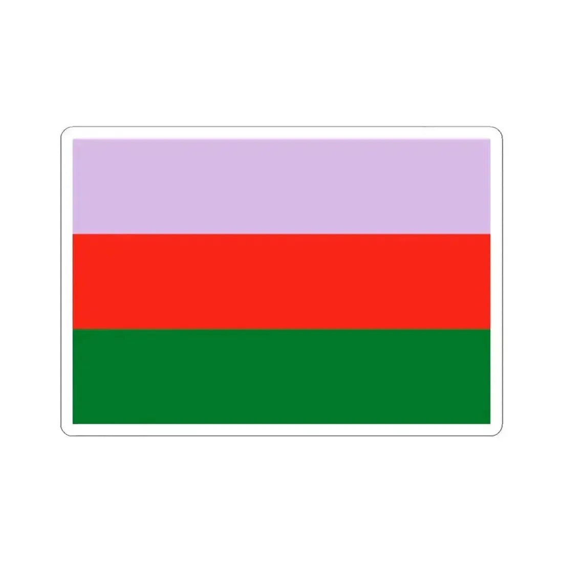 Bandera de la provincia Vaca Diez (Bolivia) STICKER Vinyl Kiss-Cut Decal 4 Inch White - The Sticker Space