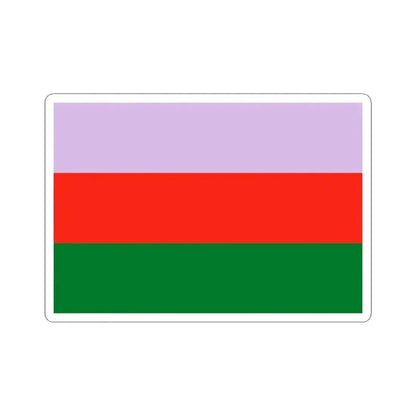 Bandera de la provincia Vaca Diez (Bolivia) STICKER Vinyl Kiss-Cut Decal 6 Inch White - The Sticker Space