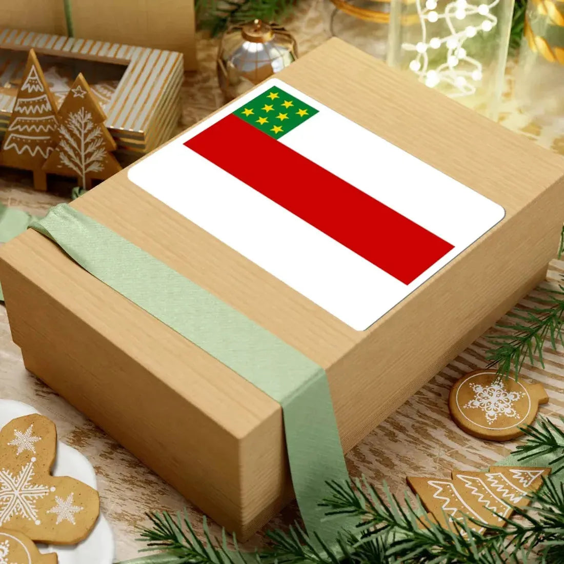 Bandera de la region de Piura (Peru) STICKER Vinyl Kiss-Cut Decal - The Sticker Space