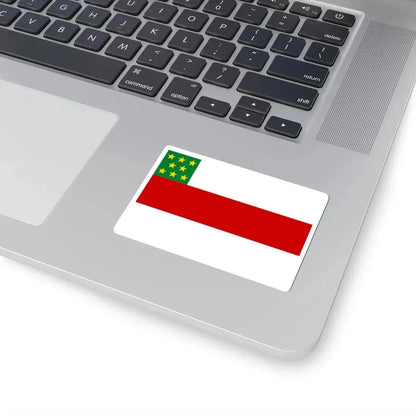 Bandera de la region de Piura (Peru) STICKER Vinyl Kiss-Cut Decal - The Sticker Space