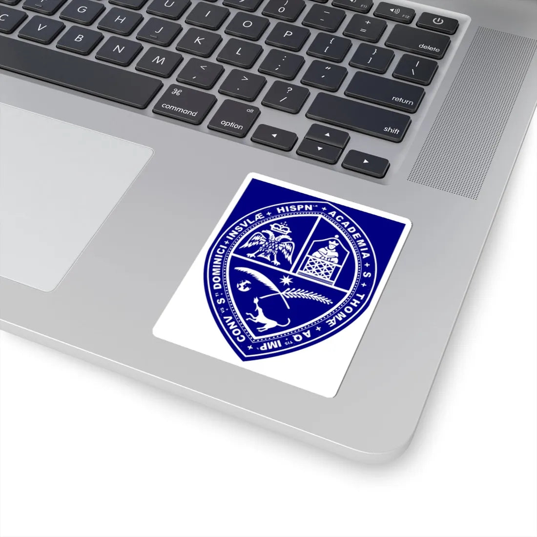 Bandera de la Uasd cropped (Dominica) (Coat of Arms) STICKER Vinyl Kiss-Cut Decal - The Sticker Space