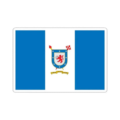 Bandera de la Universidad de Santiago (Chile) STICKER Vinyl Kiss-Cut Decal 3 Inch White - The Sticker Space