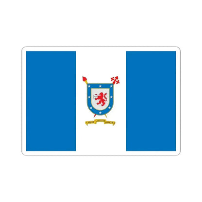 Bandera de la Universidad de Santiago (Chile) STICKER Vinyl Kiss-Cut Decal 4 Inch White - The Sticker Space
