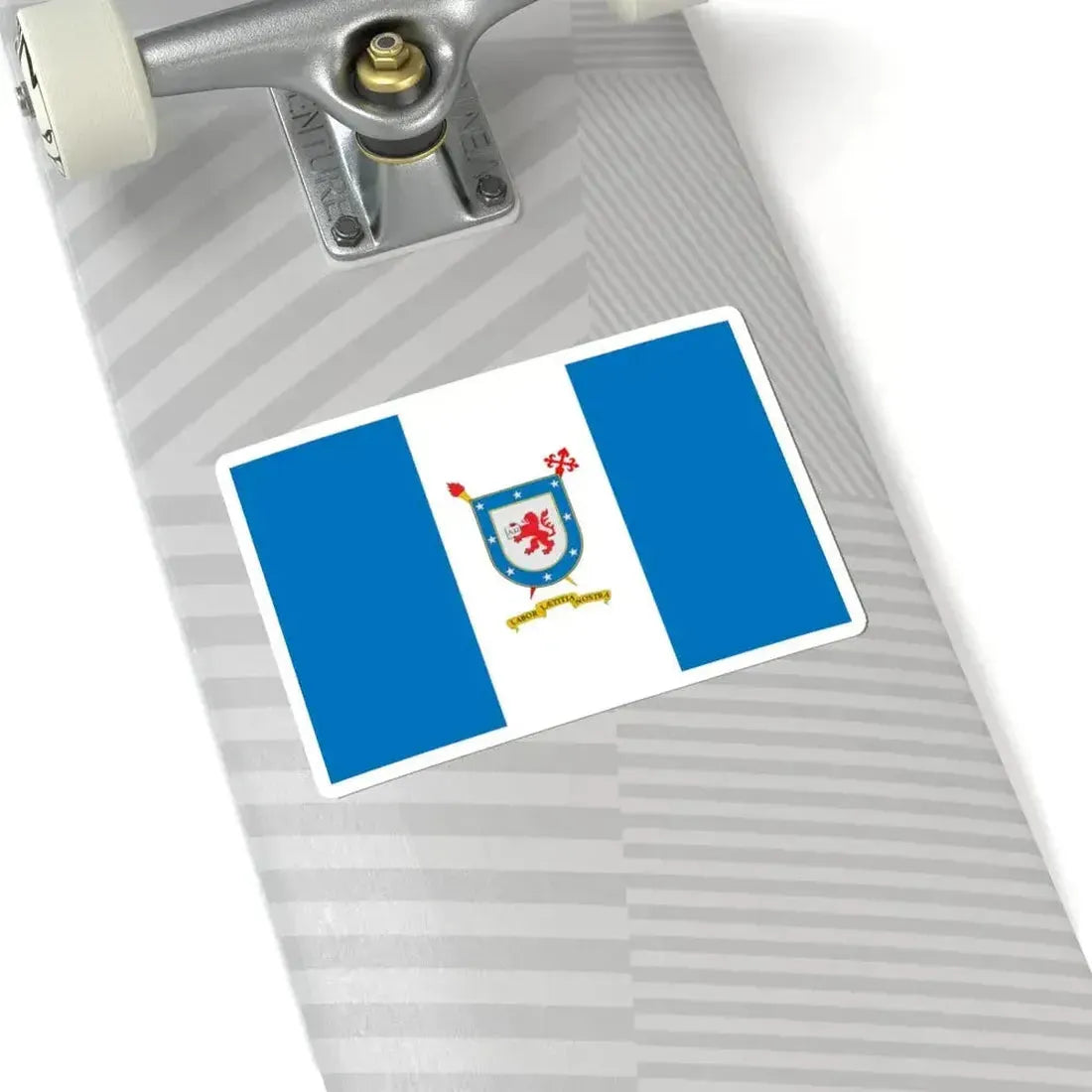 Bandera de la Universidad de Santiago (Chile) STICKER Vinyl Kiss-Cut Decal - The Sticker Space