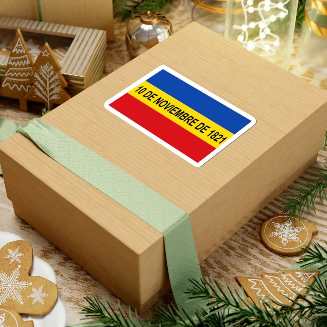 Bandera de La Villa de Los Santos (Panama) STICKER Vinyl Kiss-Cut Decal - The Sticker Space