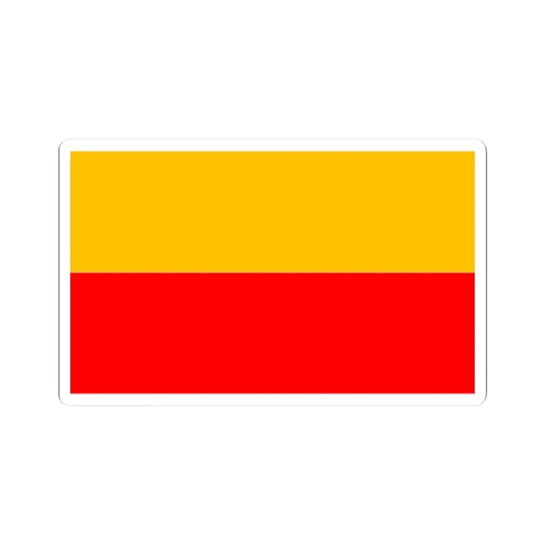 Bandera de Lambayeque (Peru) STICKER Vinyl Kiss-Cut Decal 3 Inch White - The Sticker Space