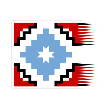 Bandera de Leftraru (Argentina) STICKER Vinyl Kiss-Cut Decal 2 Inch White - The Sticker Space