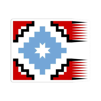 Bandera de Leftraru (Argentina) STICKER Vinyl Kiss-Cut Decal 3 Inch White - The Sticker Space