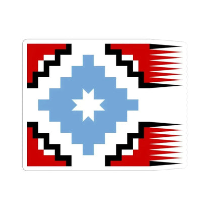 Bandera de Leftraru (Argentina) STICKER Vinyl Kiss-Cut Decal 4 Inch White - The Sticker Space