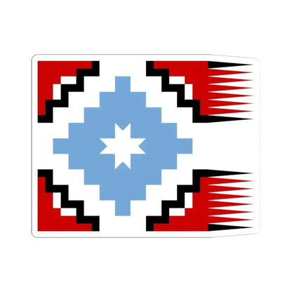 Bandera de Leftraru (Argentina) STICKER Vinyl Kiss-Cut Decal 6 Inch White - The Sticker Space