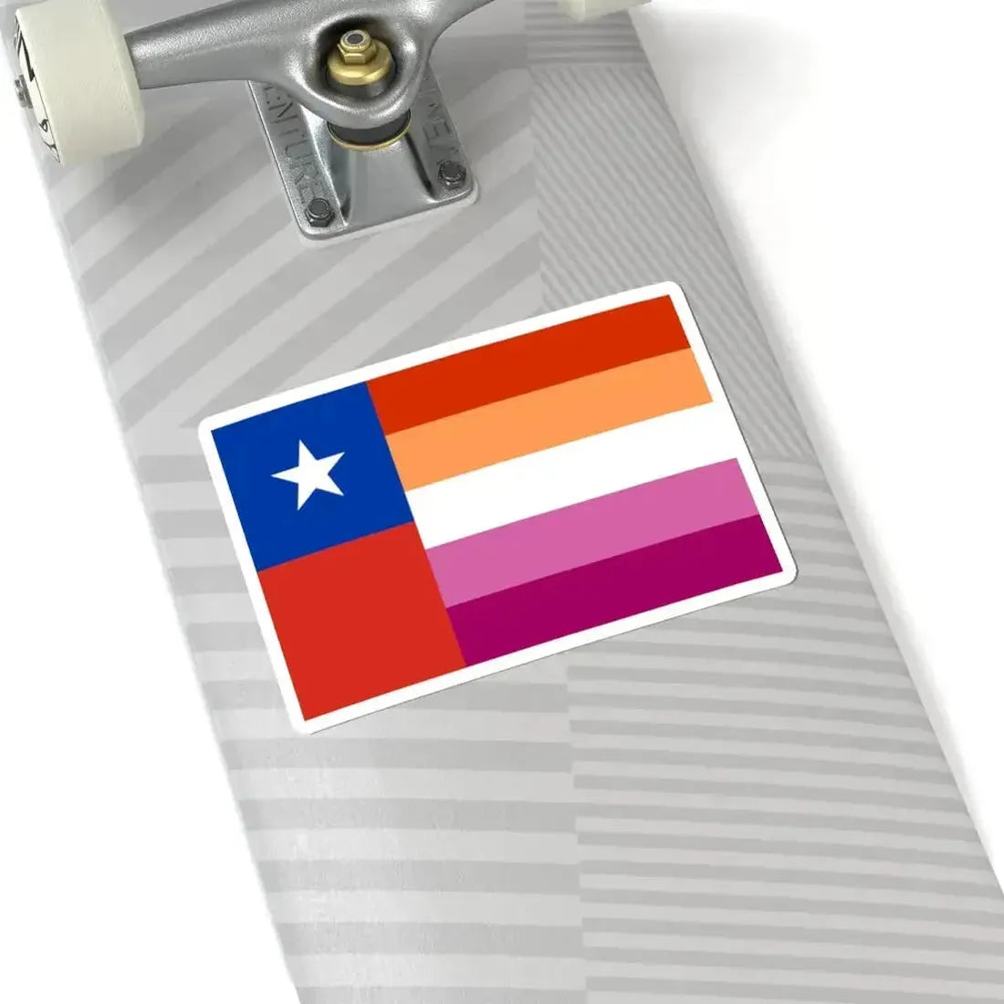 Bandera de Lesbianas de Chile (Chile) STICKER Vinyl Kiss-Cut Decal - The Sticker Space