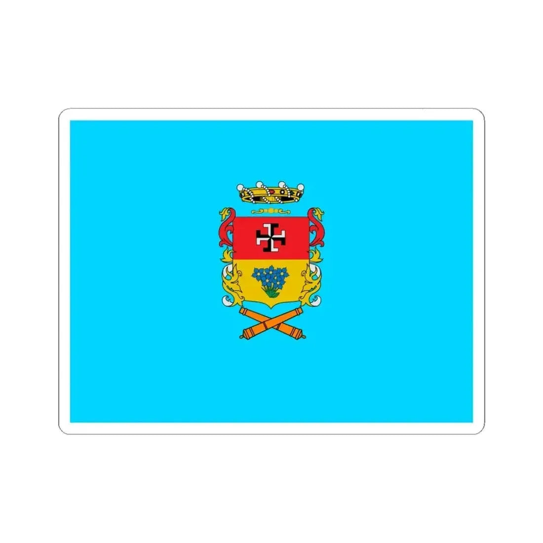 Bandera de Linares Chile (Chile) STICKER Vinyl Kiss-Cut Decal 6 Inch White - The Sticker Space